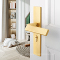 modern simple entrance aluminum door handles and lock